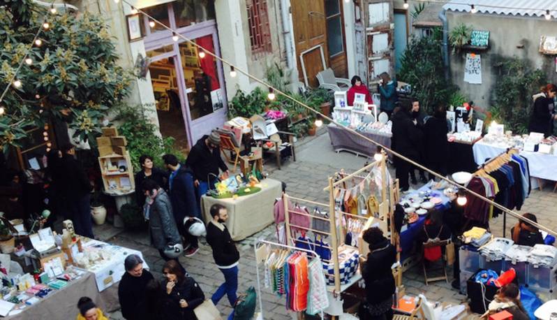 Paradetes del mercat de Nadal - Fàbrica Lehmann Paradetes del mercat de Nadal