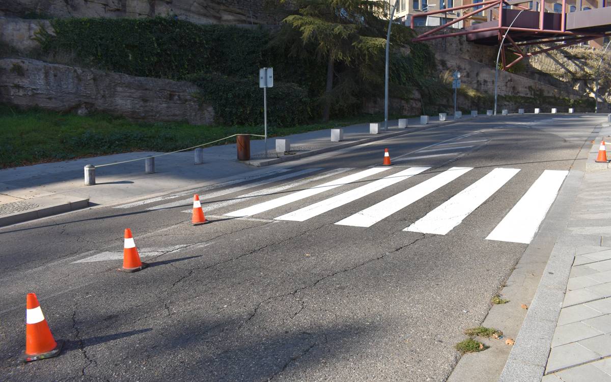 Manresa inicia el repintat de la senyalització viària en diversos carrers