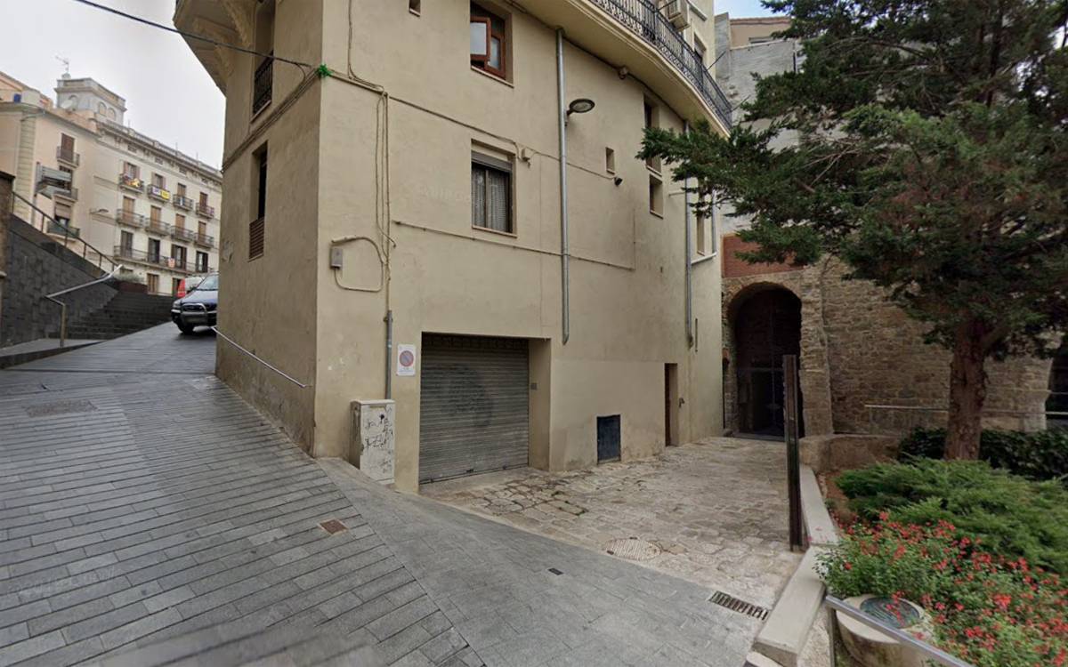 Tall de trànsit a la Baixada del Pòpul, dimecres al matí