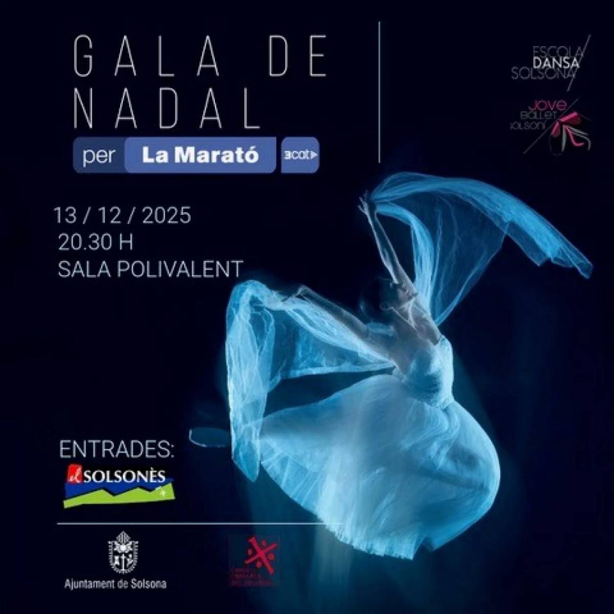 A la venda les entrades per la gala solidària de l'Escola de Dansa de Solsona 