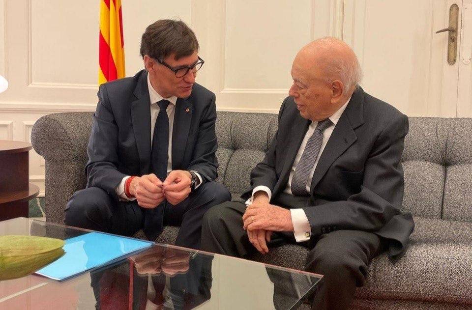 Illa rep Jordi Pujol al Palau de Pedralbes per interessar-se pel seu estat de salut