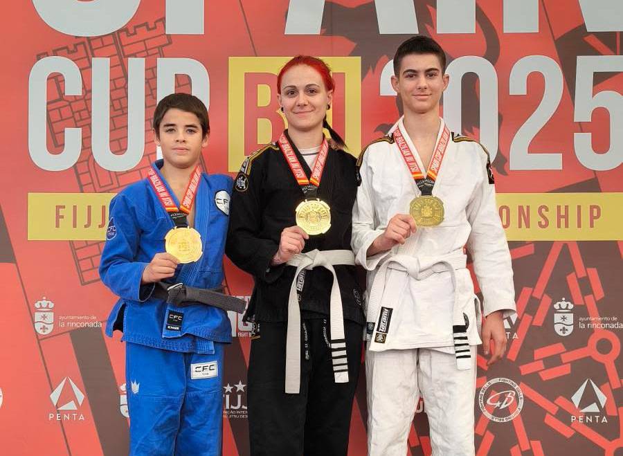 Tres sabadellencs, campions d'Espanya de Jujitsu a Sevilla