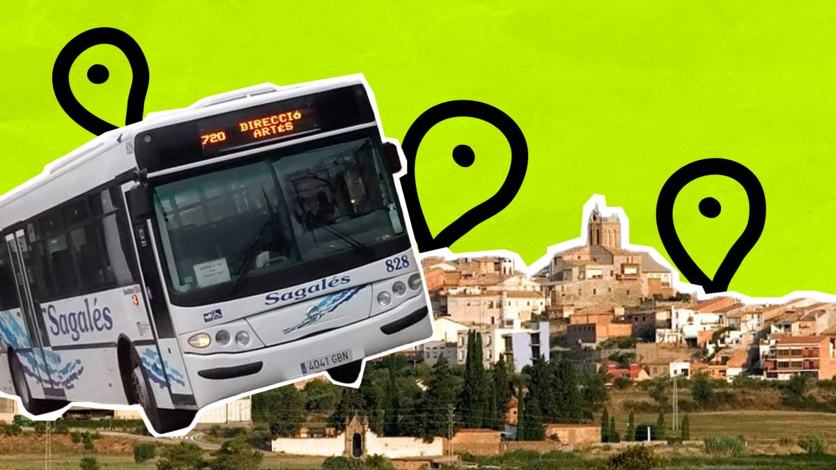 Artés, el poble d'on surt el bus que passa dos cops l'any