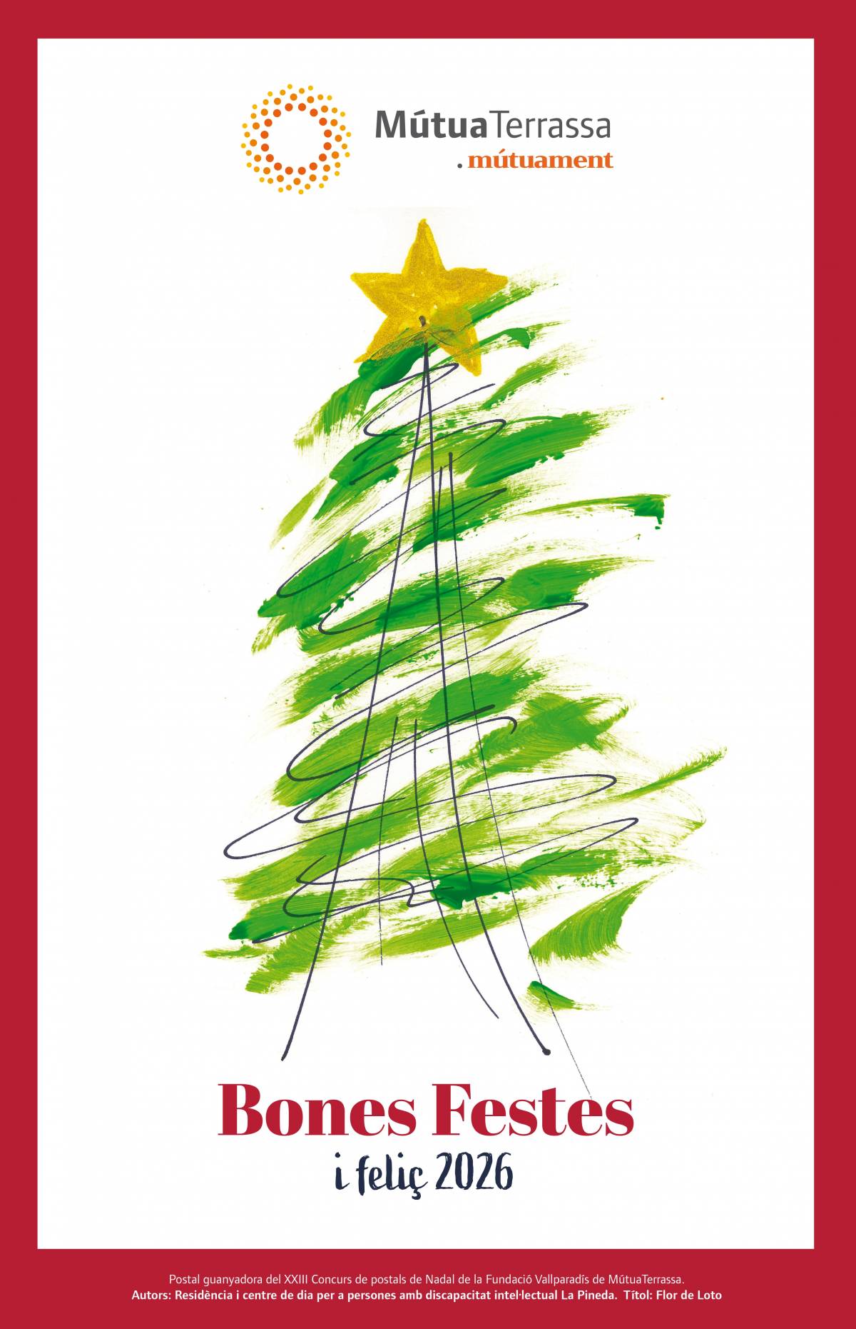 La postal de La Pineda, guanyadora del concurs de postals - MútuaTerrassa La postal de La Pineda, guanyadora del concurs de postals