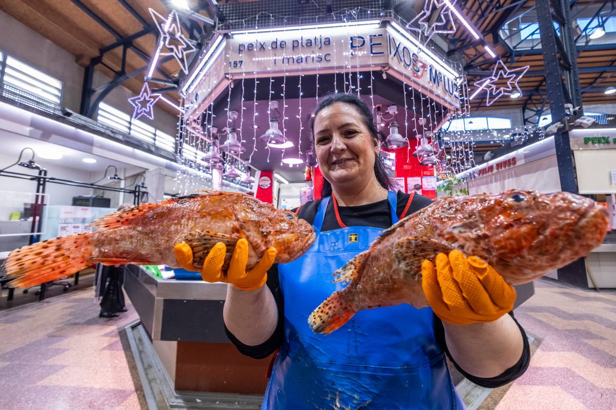 El dinar de Nadal es prepara al Mercat Central: 