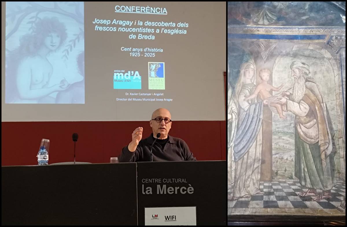 Revelen els secrets dels frescos amagats de l'església de Breda