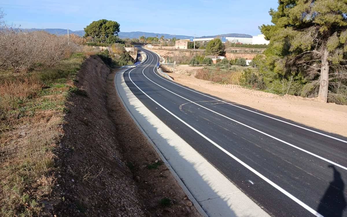 Acaben les esperades obres de la carretera TV-2034 entre Valls, Puigpelat i Vilabella