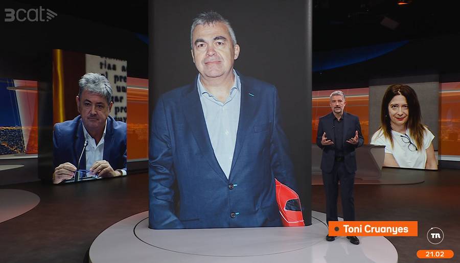 El Telenotícies Vespre de l`11 de desembre, amb Toni Cruanyes