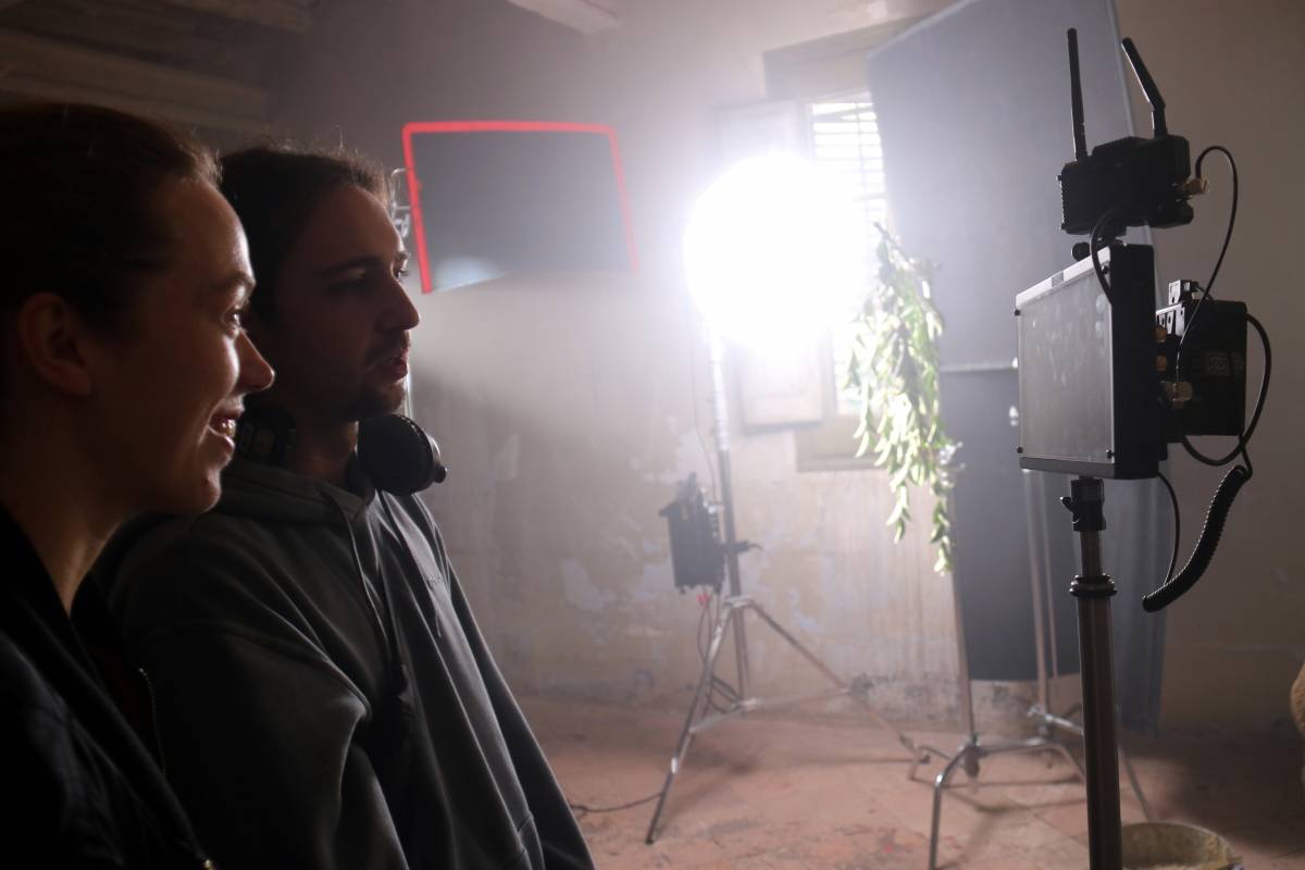 Membres de l`equip tècnic del documental dirigit per Benjamin Hindrichs