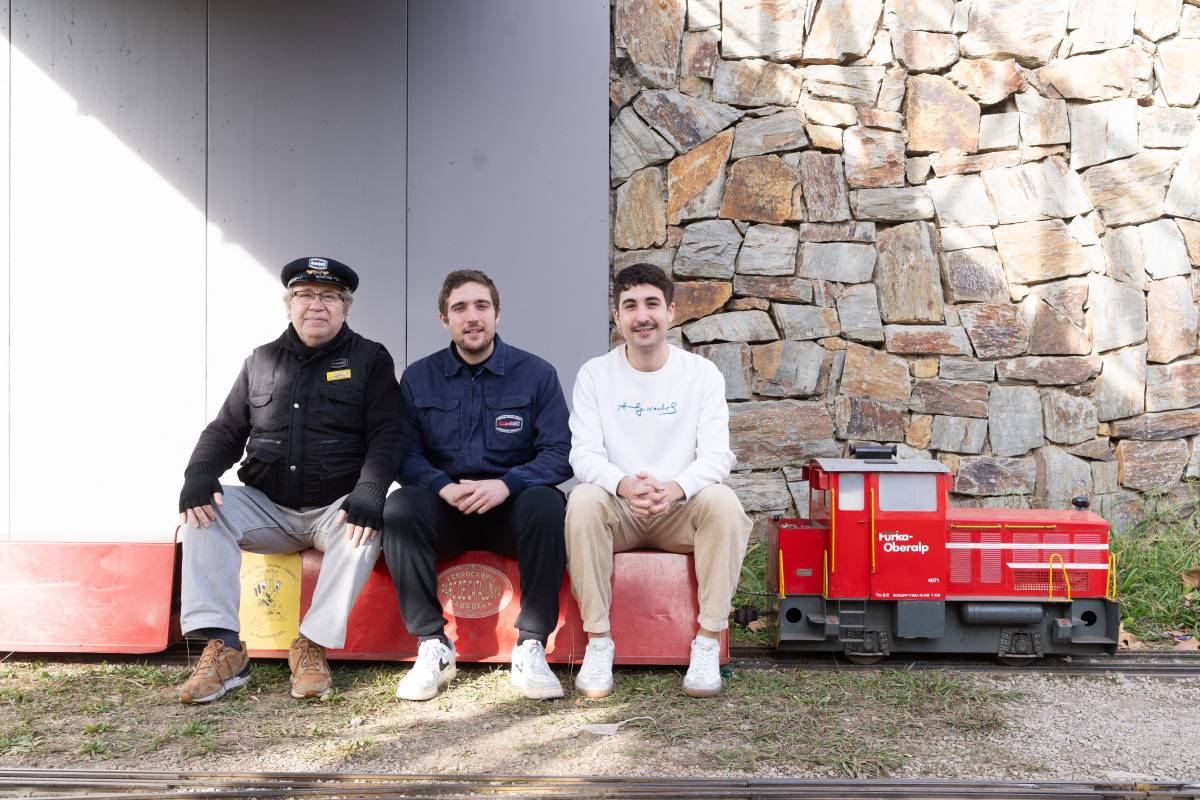 El trenet del Parc Catalunya com a símbol familiar a Sabadell