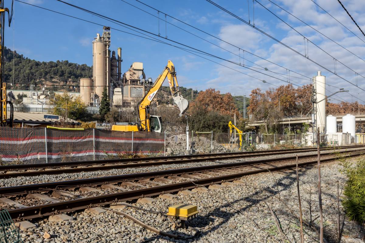 Les obres del soterrament a Montcada i Reixac - Juanma Peláez Les obres del soterrament a Montcada i Reixac