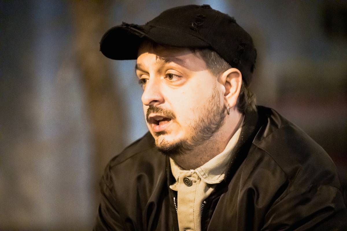 L`humorista Marc Sarrats, durant l`entrevista amb Nació - Otger Esteve L`humorista Marc Sarrats, durant l`entrevista amb Nació