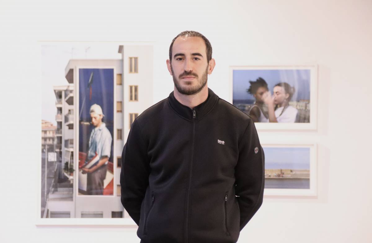 Slim Safont, en un racó de l`exposició al Convent de Sant Francesc - ACN / Laura Busquets Slim Safont, en un racó de l`exposició al Convent de Sant Francesc