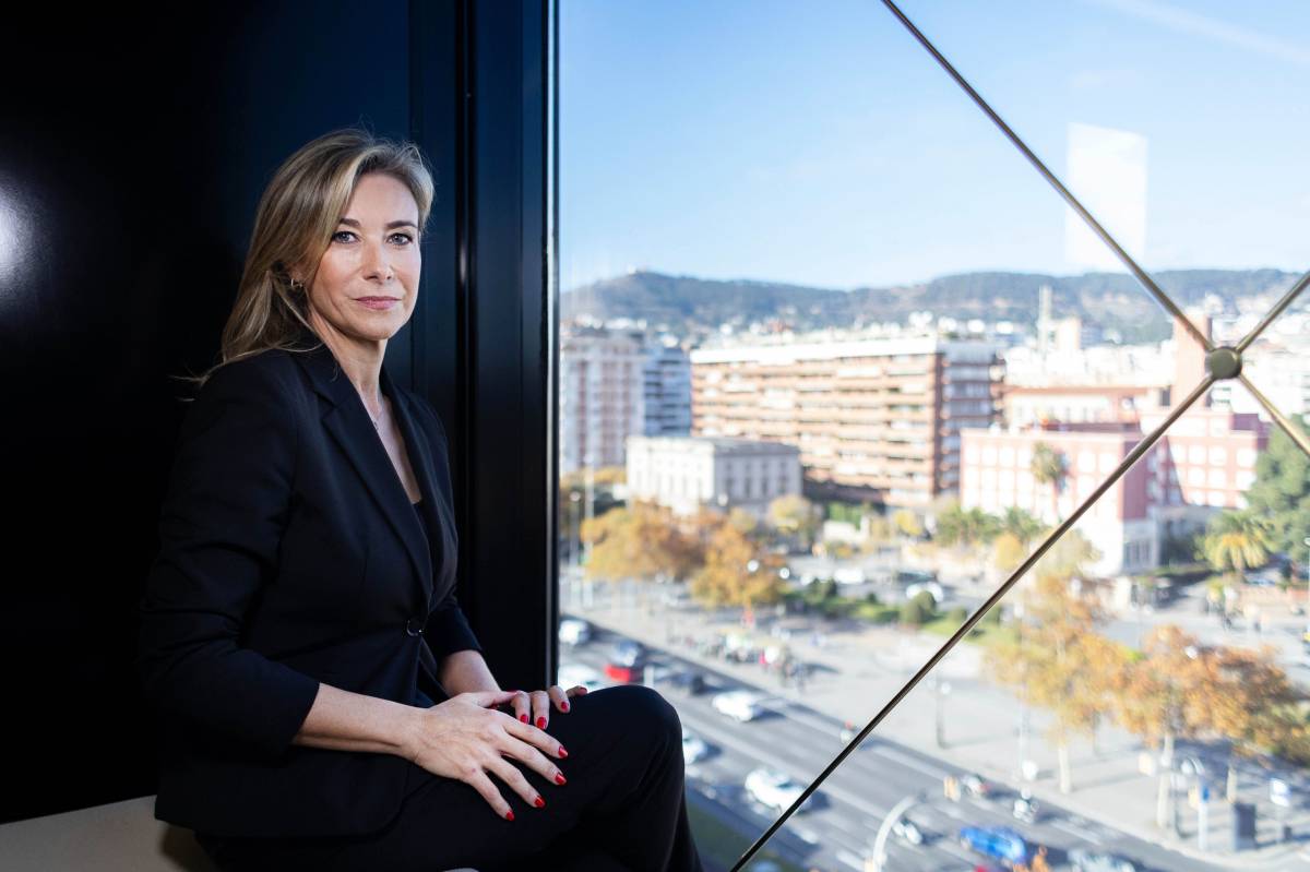 Anna Gener, fotografiada a les oficines de Savills a Barcelona - Hugo Fernández