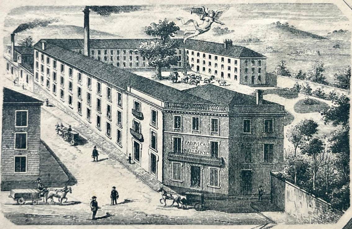 La il·lustració de l`antiga fàbrica Ballber i Companyia - La il·lustració de l`antiga fàbrica Ballber i Companyia