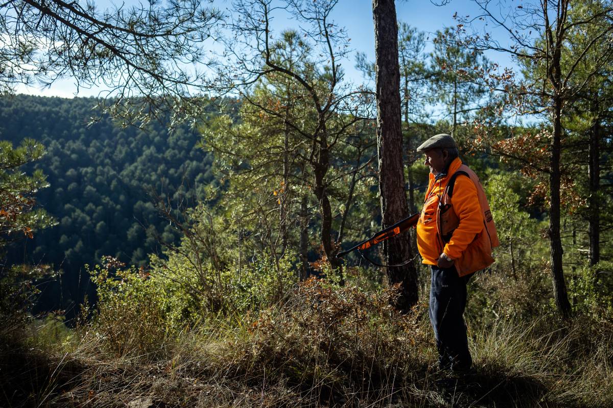 Pere Torra, fundador de la societat de caçadors de Llobera - Hugo Fernández