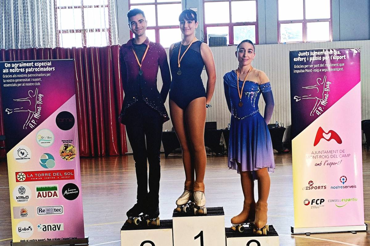 Clàudia Garcia Fornell s'estrena amb la modalitat de Solo Dance pujant al capdamunt del podi al la categoria de màxim nivell català