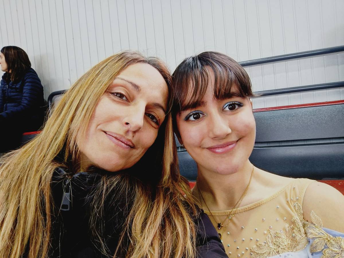 Ester Fornell (mare i entrenadora) i Clàudia García - Solsona Patí Club Ester Fornell (mare i entrenadora) i Clàudia García