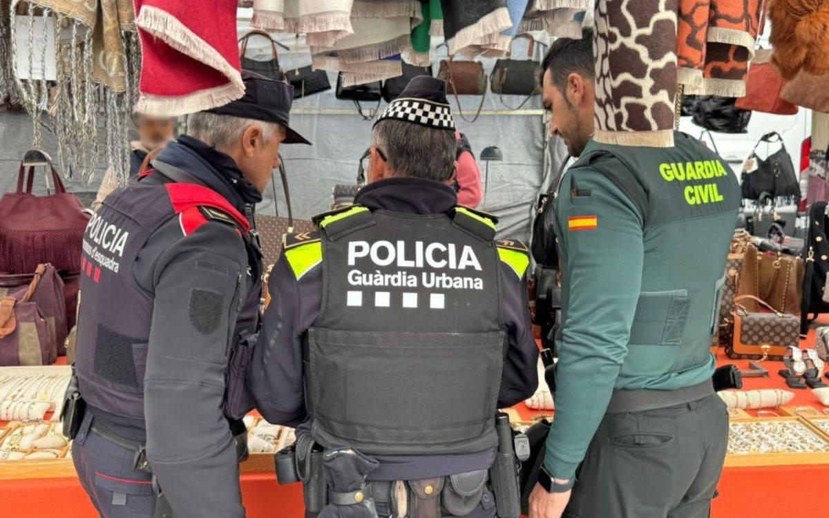 Interven prop d'un miler d'objectes falsificats al mercat de Bonavista de Tarragona