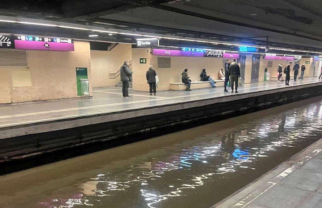 Les rondes tallades i Badalona sense metro: les afectacions dels aiguats