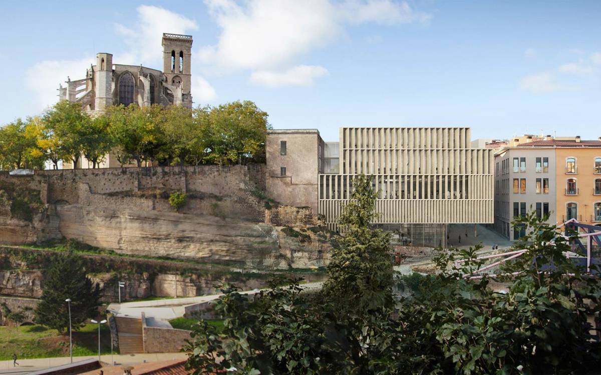 Projecció de la nova seu de la Delegació del Govern a la Catalunya Central