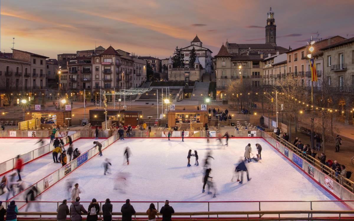 La pista de gel de Manlleu, única a Osona