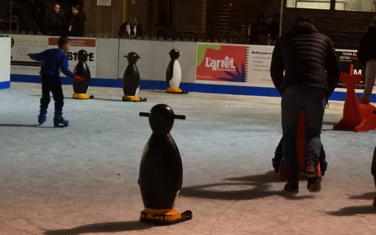 BadaNadal 2025: pista de gel de Manlleu.