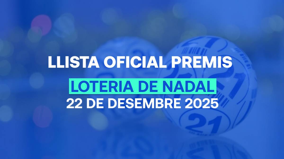 Llistat de tots els números premiats a la loteria de Nadal 2025: on han caigut?