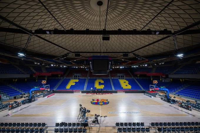 El Barça - Maccabi Tel Aviv de bàsquet es jugarà a porta tancada al Palau Blaugrana