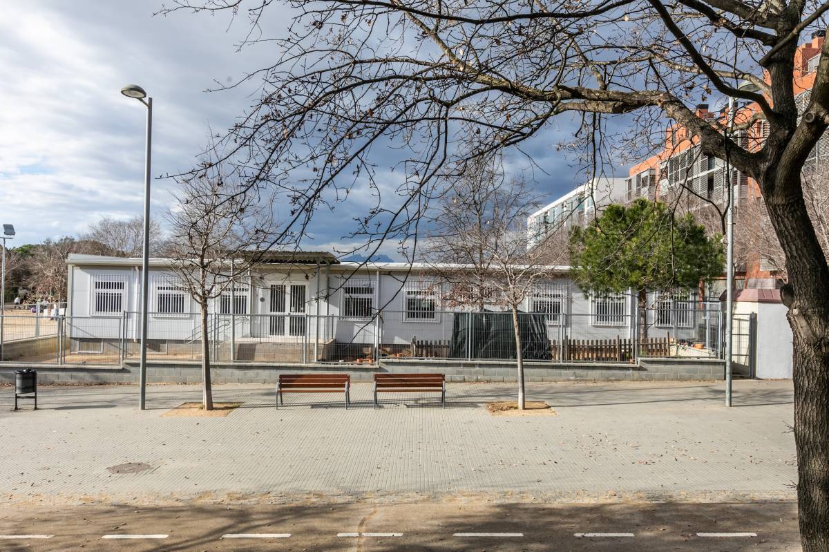 L`escola La Mirada de Sant Cugat, en la ubicació provisional - JUANMA PELÁEZ L`escola La Mirada de Sant Cugat, en la ubicació provisional