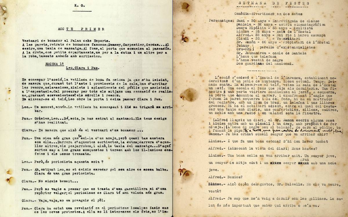 Memòria.cat publica dues obres de teatre inèdites de Joaquim Amat-Piniella