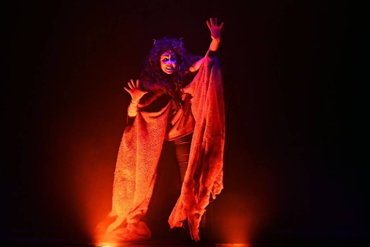 Carlota Gorgori, la primera dona a interpretar Satanàs a Sabadell - Josep Ubia (CEDIDA) Carlota Gorgori, la primera dona a interpretar Satanàs a Sabadell