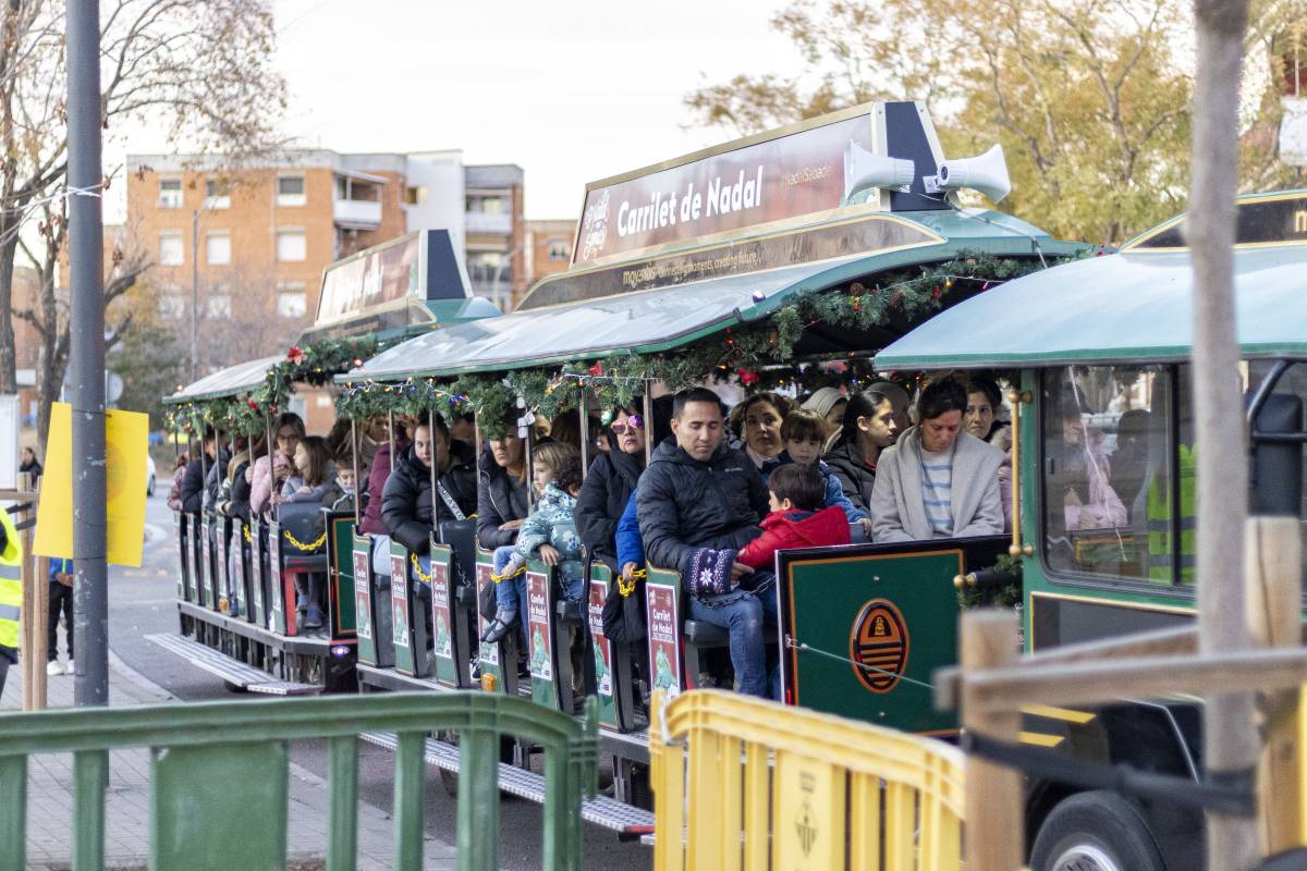 Consulta els horaris i el calendari del Carrilet de Nadal de Sabadell 