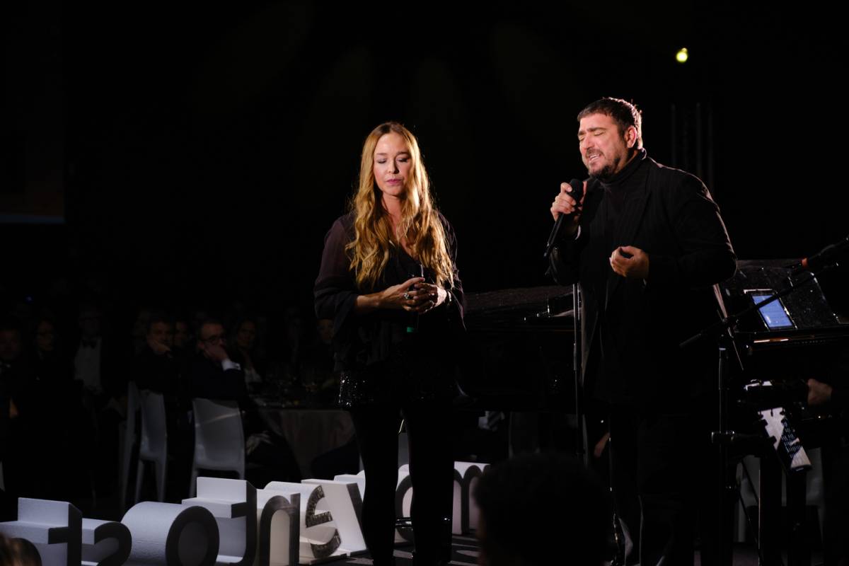 Beth Rodergas i Antonio Orozco, durant la vetllada - CEDIDA Beth Rodergas i Antonio Orozco, durant la vetllada