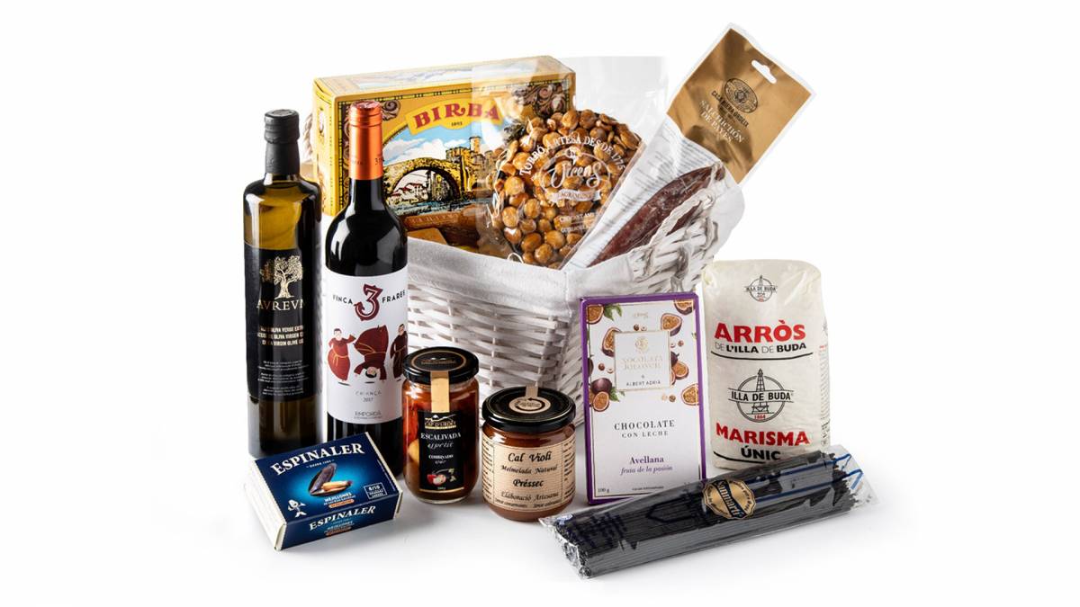 Una cistella de Nadal econòmica amb productes de qualitat