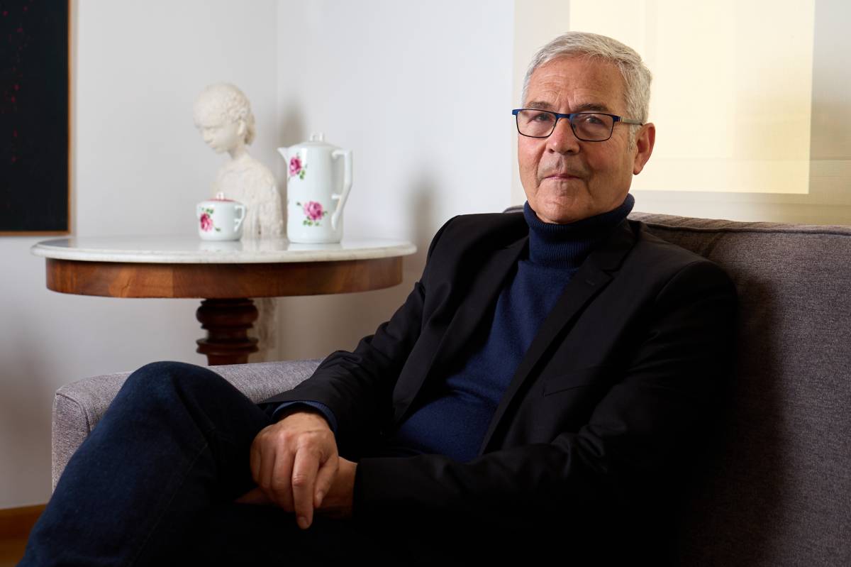 L'escriptor Antoni Puigverd, fotografiat aquesta setmana - Eddy Kelele