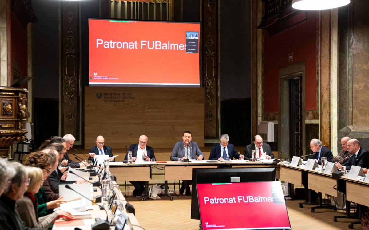 El Patronat de la Fundació Universitària Balmes aprova un pressupost de 69,6 milions d'euros pel curs 2025-2026