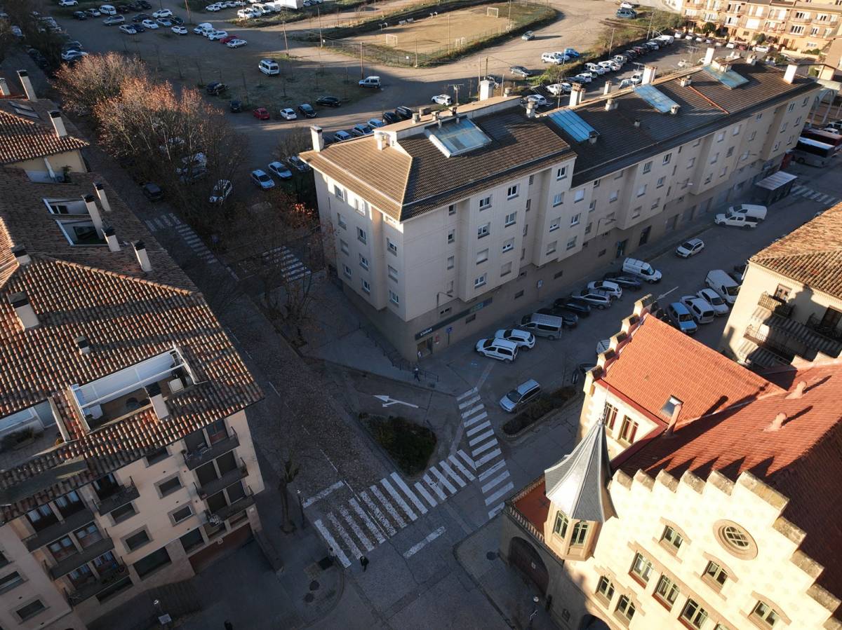 Foto aèria de Solsona - fotos d`Héctor Núñez per a l`Ajuntament de Solsona Foto aèria de Solsona