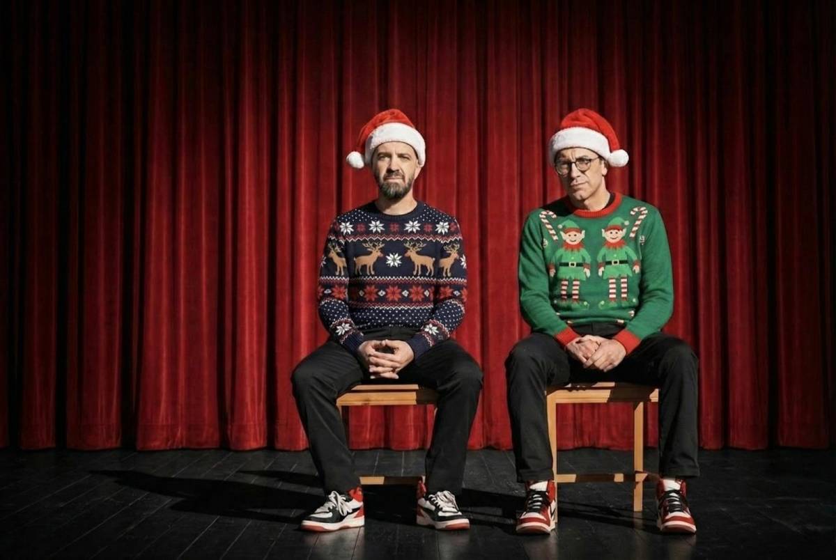 La Sala B d'Amposta  proposa este dissabte una comèdia imprevisible, versió nadalenca, amb Galo i Simón