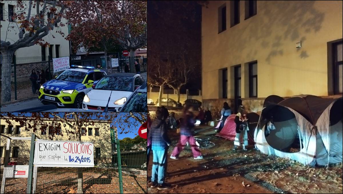 Sant Celoni treballa en solucions estructurals després d'una protesta i un desallotjament
