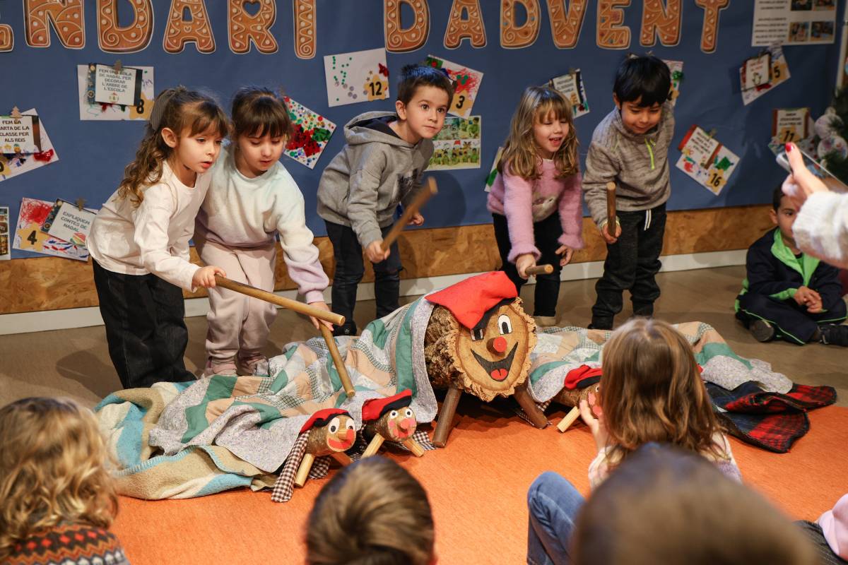 L`últim dia d`escola a l`Escola Pia, abans de Nadal