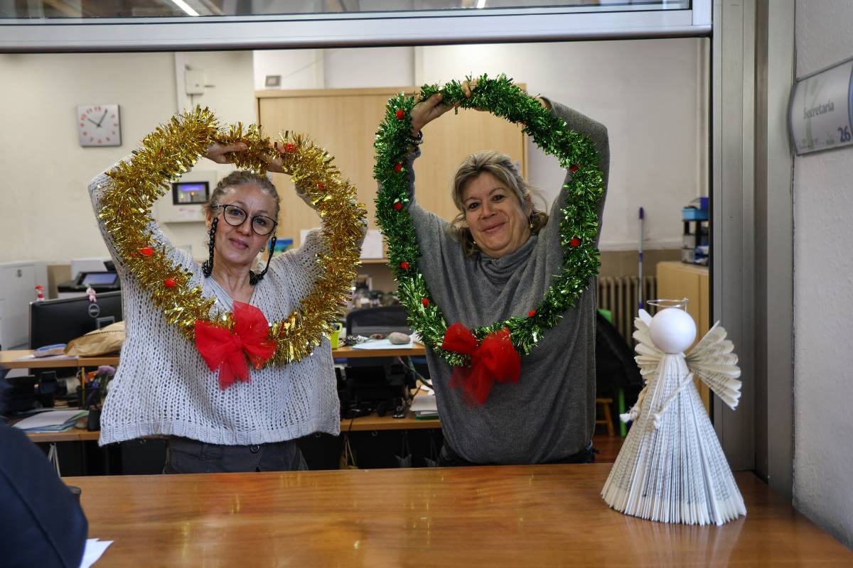 L`últim dia d`escola a l`Escola Pia, abans de Nadal