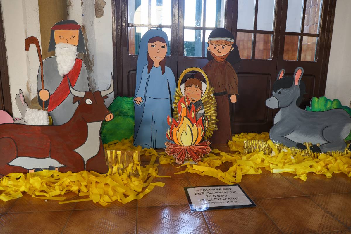 L`últim dia d`escola a l`Escola Pia, abans de Nadal