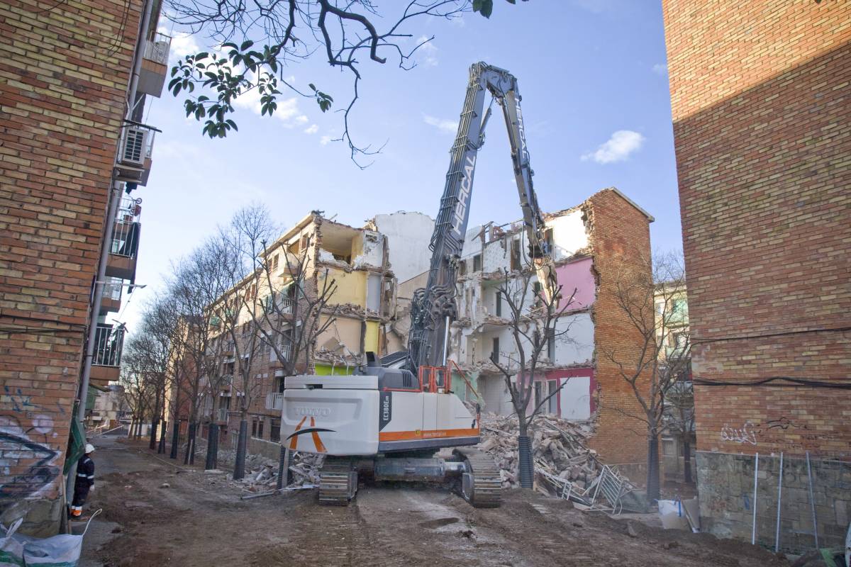 Resum de l'any 2025 a Terrassa: al gener, l’última demolició de l’esponjament a Ca n'Anglada