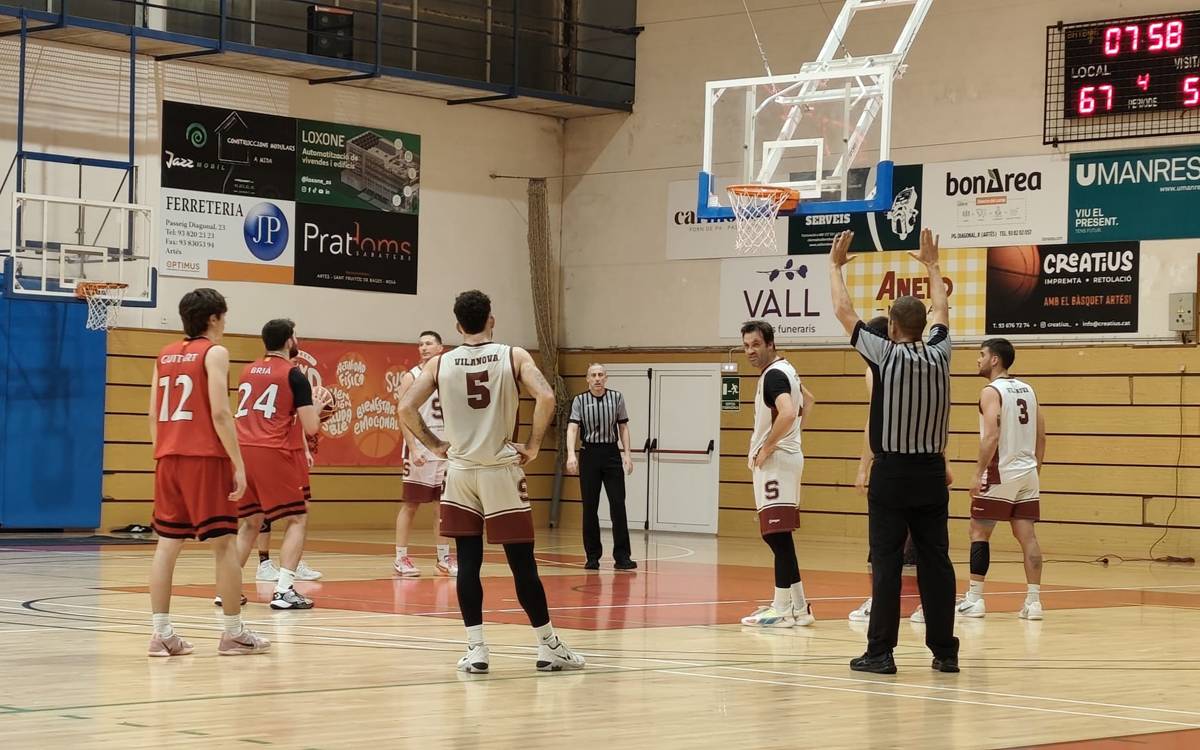 El CB Artés s'escapa al lideratge de la Súper Copa apallissant el Vilanova (89-57)