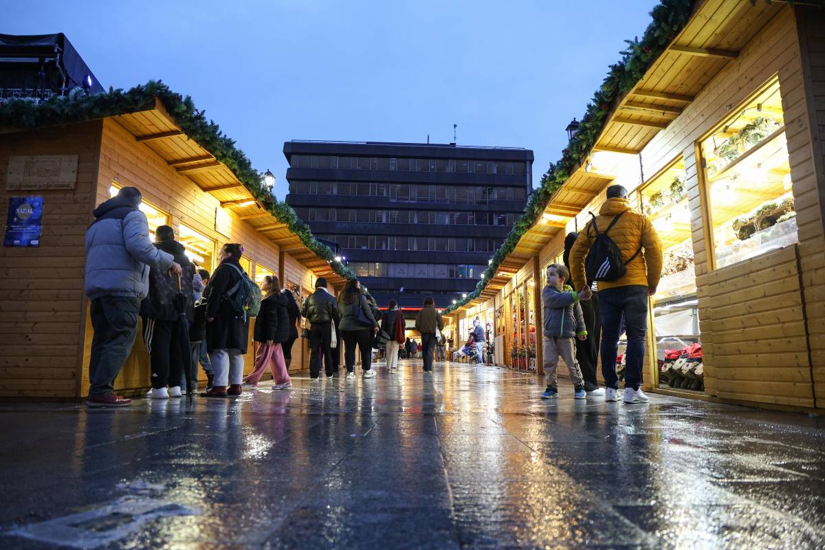 Dissabte plujós a Sabadell - VÍCTOR CASTILLO Dissabte plujós a Sabadell