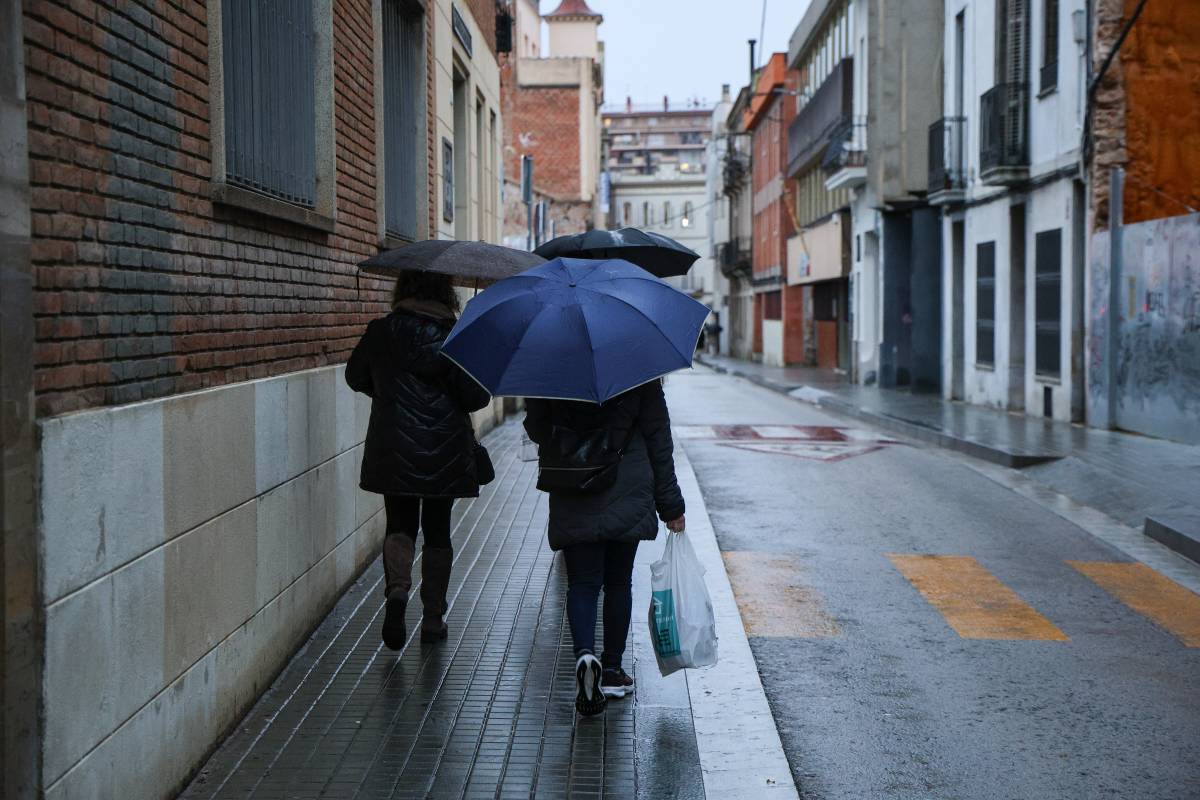 Dissabte plujós a Sabadell - VÍCTOR CASTILLO Dissabte plujós a Sabadell