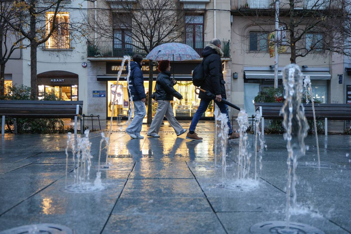 Dissabte plujós a Sabadell - VÍCTOR CASTILLO Dissabte plujós a Sabadell