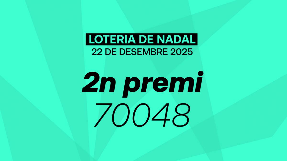 El 70048, segon premi de la loteria de Nadal