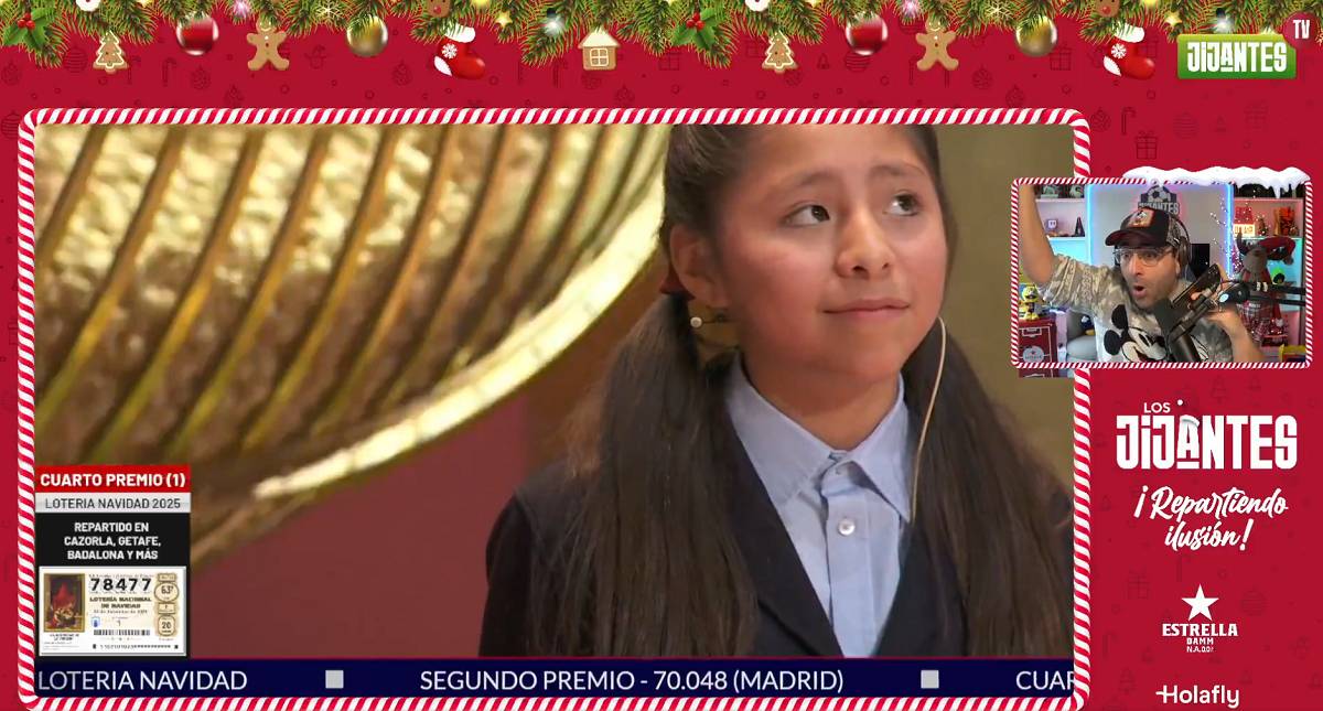 Gerard Romero viu un moment màgic de la Loteria de Nadal a Jijantes amb una petita administració: «És el vostre número?»